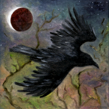 Raven at Night, by F.T. McKinstry