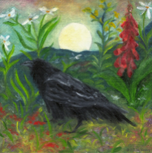 Summer Moon Raven, by F.T. McKinstry